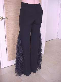   Pant Ostrich Feather Diamante Fall SO divine 4 dramatic  
