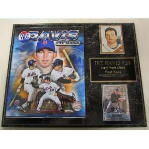  New York Mets Ike Davis 2 Card Collector Plaque Sports 
