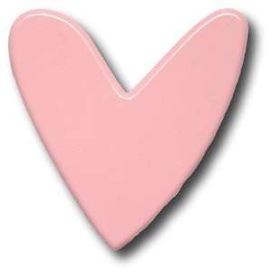  One World DP00000590 Modern Heart Drawer Knob in Pink 