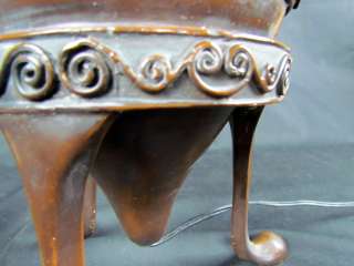 Vintage signed Tiffany Bronzed Arts & Crafts Lamp Base  