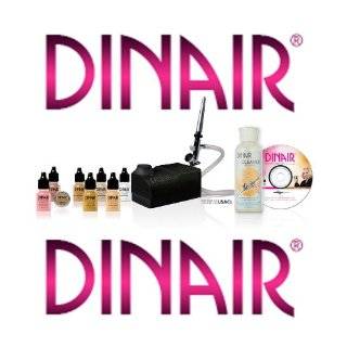 Airbrush Makeup Kit Dinair 6 Makeup Colors / Shades Salon Quality