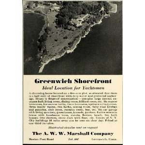   Greenwich Shorefront Realty Home   Original Print Ad