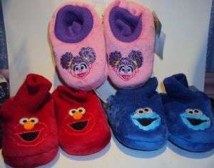 Toddler Elmo Cookie Monster Abby house slippers NEW  