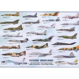   Modern Military   Warplanes of the World 27x38 Poster