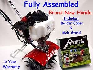 Mantis Tiller / Mini Tiller with Honda Engine   FULLY ASSEMBLED   FREE 
