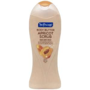  Softsoap Apricot Scrub Body Buff Wash, 15 Ounce Bottles 