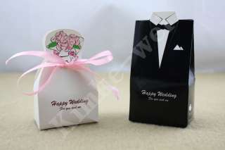 40 Personalized Wedding Dress Tuxedo Favor Gift Boxes  