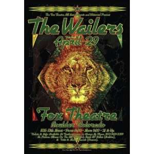  Wailers 4 Piece Concert Poster Collection LOT reggae