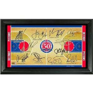  Detroit Pistons 2008 Signature Court
