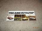 1979 AMC Spirit AMX Concord Pacer 24pp Brochure Mint  