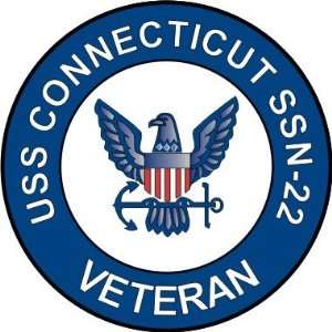  US Navy USS Connecticut SSN 22 Ship Veteran Decal Sticker 