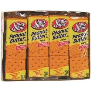 Shurfine Peanut Butter on Cheese Falvored Crackers   12 Pack  