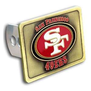 San Francisco 49ers Trailer Hitch Cover Hand Painted With 3 D Carved 
