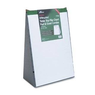 Ampad Evidence Tabletop Easel Back Flip Chart, 20 White 20 x 28 Inch 