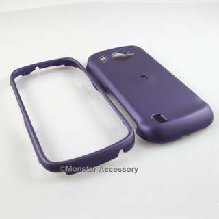 PURPLE Hard Rubberized Cover Case Samsung Omnia 2 i920  