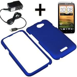 Eagle Hard Shield Shell Cover Snap On Case for AT&T HTC One X + Travel 