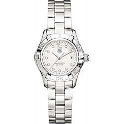 Tag Heuer Womens Aquaracer Mother of Pearl Diamond Watch   