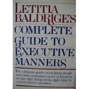  Executive Manners by Letitia Baldridge 