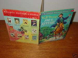 Little Golden Book Walt Disneys Paul Revere 1957 A  