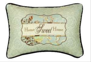 HOME SWEET HOME Feather Your Nest Tapestry Word Pillow  