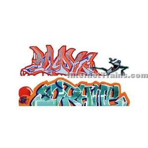  Blair Line HO Scale Graffiti Decal Set #14 Drane/Frog (2 