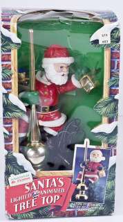  santa s lighted animated tree top display description up for sale 