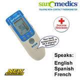 SANOMEDICS Infrared Talking Digital Thermometer.Doctor Endorsed FREE 