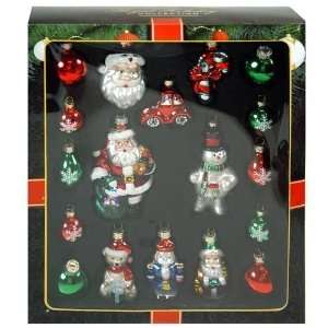  Glass Figurine & Ball Christmas Ornaments Case Pack 12 