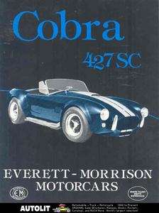 1985 Cobra 427SC Everett Morrison Kit Car Brochure  