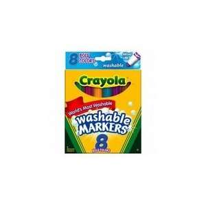  Crayola LLC 58 7832 Broad Washable Marker   8 Count 