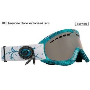  Dragon DXS Turquoise Stone Goggles w/ Ionized Lens Sports 