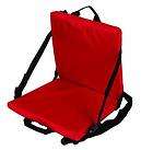 New Foam Padded Canoe / Stadium Chair Seat Back in Red