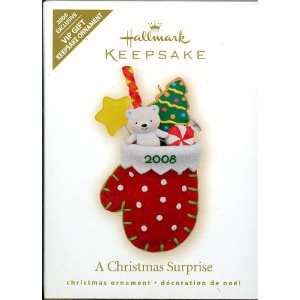 Hallmark Keepsake Ornament A Christmas Surprise 2008 Exclusive VIP 
