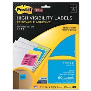  New Super Sticky Removable Labels Case Pack 2   498787 