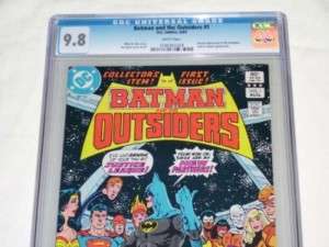 Batman and The Outsiders #1 CGC 9.8 Justice League app.  
