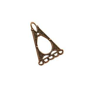 com Stampt Antique Copper (plated) Triangular Framed Chandelier Drop 