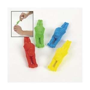  12 Stretchy FLYING Super HERO Figures/PARTY FAVORS/Dozen 