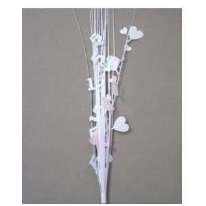  Party Deco 06315 21 in. Iridescent White 15 and Hearts 