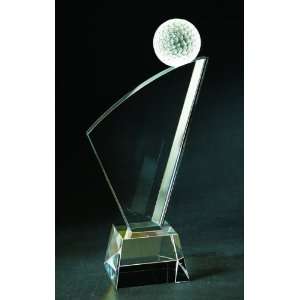  Crystal Sail Golf Trophy 