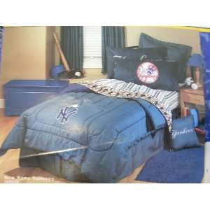  MLB New York Yankees Full Bedding Comforter & Sheet Set 