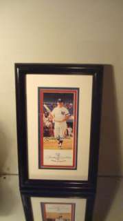 Mickey Mantle Autographed Week of Dreams Card FRAMED  