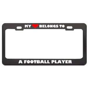 My Heart Belongs To A Football Player Career Profession Metal License 