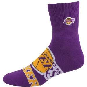  NBA Los Angeles Lakers 2012 Big Logo Sock   Purple Sports 
