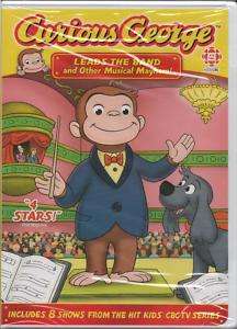 Curious George Leads the Band & Other Musical DVD NEW 025195016810 