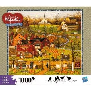    Charles Wysocki 1000 Piece Puzzles Derby Square Toys & Games