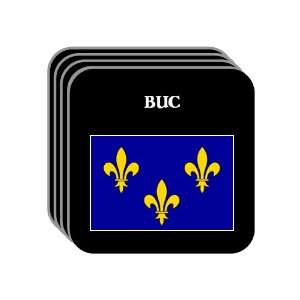  Ile de France   BUC Set of 4 Mini Mousepad Coasters 