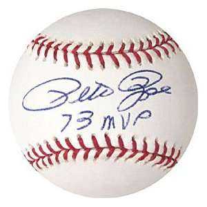  Pete Rose 73 MVP Autographed / Signed Baseball 
