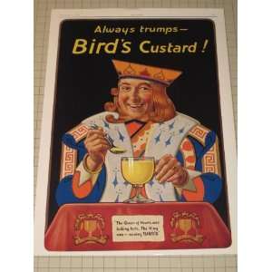    1927 Ad Birds Custard and King of Hearts 