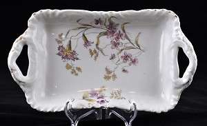 Antique Victorian Aesthetic Period Handled Dresser Dish  