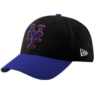   Mets Black Royal Blue Pinch Hitter Adjustable Hat